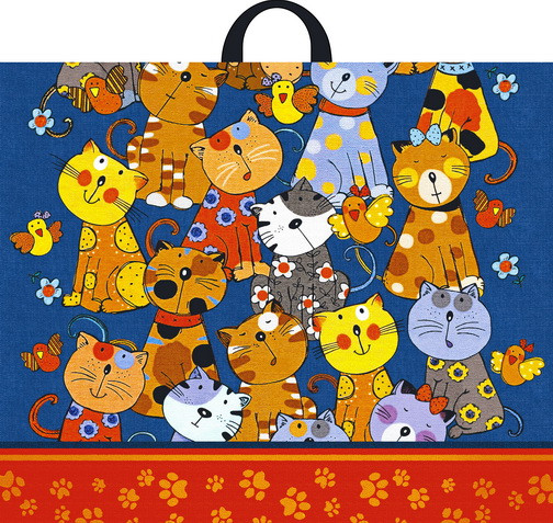 Пакет ПВД петлевой (60*50) 70 мкм "Кошкин дом"