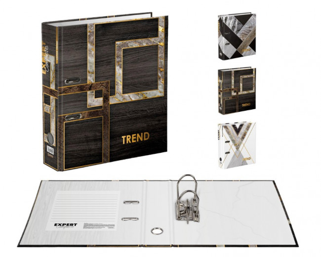 Регистратор А4 75мм арочный механизм, венге "Wood&Stone", Trend Expert Complete/EC752703 (10) Регистратор А4 75мм арочный механизм, венге "Wood&Stone", Trend Expert Complete/EC752703 (10)