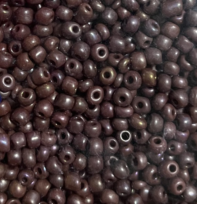 Бисер "ASMAR" размер №8, вес: 450 г, коричневый хамелеон, AR-20128