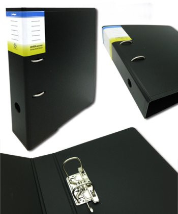 Регистратор 8,0 см.PVC INTELLIGENT DE-475 Черный , пластик (1/25/50) Регистратор 8,0 см.PVC INTELLIGENT DE-475 Черный , пластик (1/25/50)