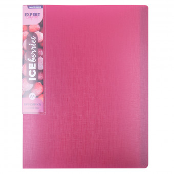 Папка А4 600мкр 20мм с вкладышами: 20л, лён, брусника, Trend ICEberries Expert Complete/ EC211520070 (6) Папка А4 600мкр 20мм с вкладышами: 20л, лён, брусника, Trend ICEberries Expert Complete/ EC211520070 (6)