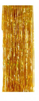 Дождик 1м из фольги золото, 10шт, Микрос/Ч08466