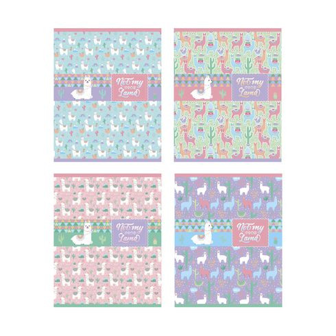 Тетрадь общая А5 скоба 48л. клетка "Lama Pattern" (ассорти) BG (10/80) Тетрадь общая А5 скоба 48л. клетка "Lama Pattern" (ассорти) BG (10/80)