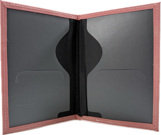 Обложка на паспорт WENZER OFFiCE, РФ Паспорт, розовая, эко кожа