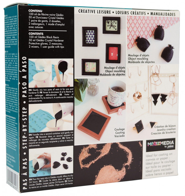 Эпоксидная смола 150мл Gedeo черная, PEBEO/766157 Эпоксидная смола 150мл Gedeo черная, PEBEO/766157