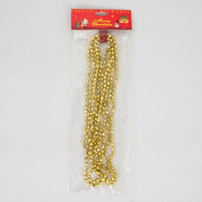 Бусы 6 мм золото 2,7 м, Микрос/ч47608