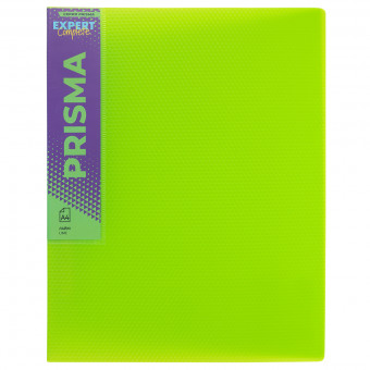 Папка А4 700 мкр 20мм, с металлическим прижимом, neon лайм, Prisma Expert Complete/EC210700021 (6)