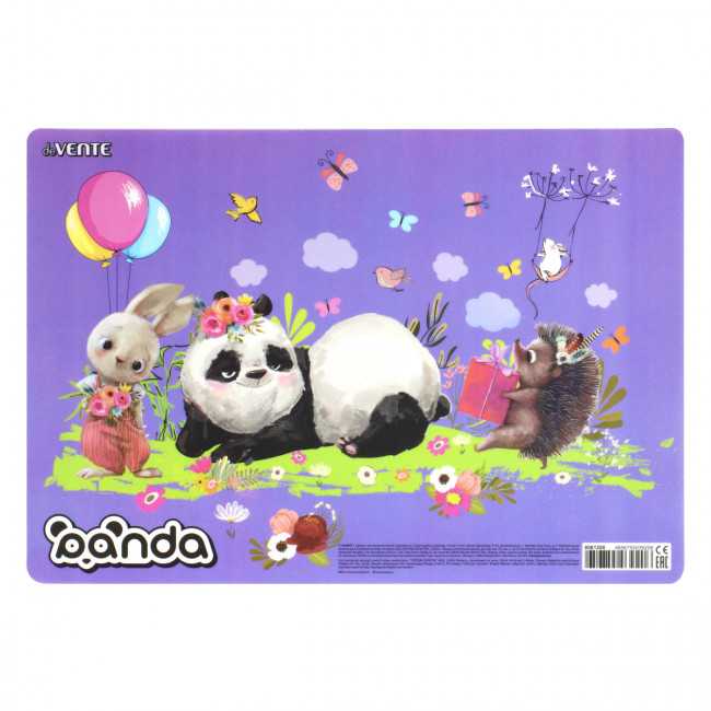 Покрытие настольное для лепки "deVENTE. Panda" 33x23 см, пластиковое 600 мкм, с цветным рисунком, deVENTE (20)