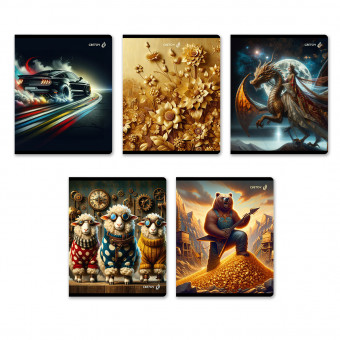 Тетрадь 96 клетка "Микс-В своей стихии" скрепка, Светоч/Т91_01118 (5)