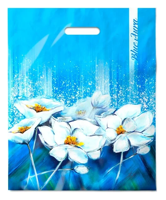 Пакет 38*47 ПВД "Аура" с вырубной ручкой (50/500)