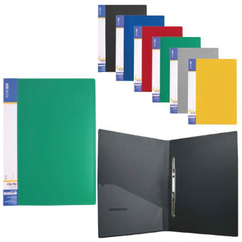 ПАПКА СКОРОСШИВАТЕЛЬ ПЛОТНАЯ А4, на пружине С ВНУТРЕННИМ КАРМАНОМ (30)