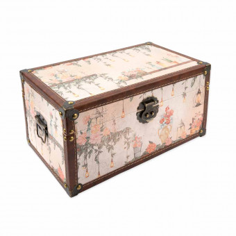 Шкатулка декоративная 35 х  21 х  19 см "сундучок" "Веселые фонарики",  Gamma/DBK-03 №017