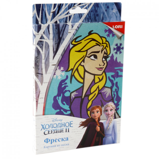 Фреска. Картина из песка. Disney. Холодное сердце-2 "Эльза"