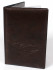 Обложка на автодокументы мягкая "экокожа" коричневая "Стандарт" ОП-7706