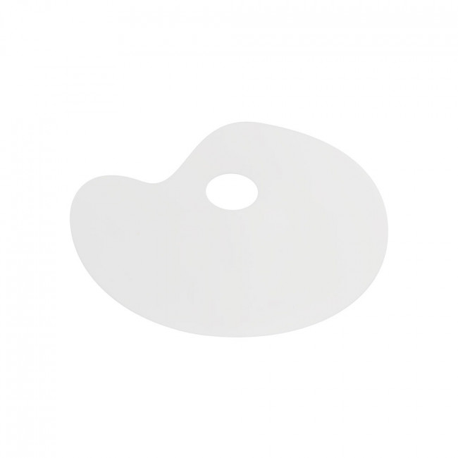 Палитра 21 х 31см овальная, из белого оргстекла, VISTA-ARTISTA/WPG-2131 Палитра 21 х 31см овальная, из белого оргстекла, VISTA-ARTISTA/WPG-2131