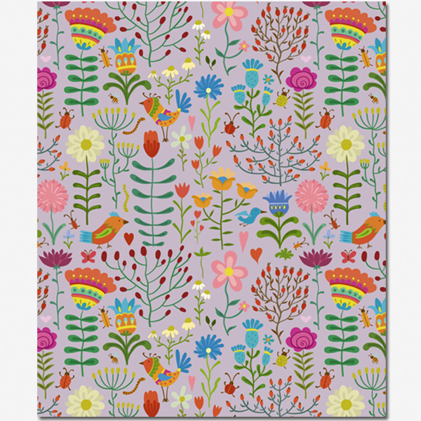 Тетрадь 48 клетка "Floral meadow" скрепка, Полином/3002 (40) Тетрадь 48 клетка "Floral meadow" скрепка, Полином/3002 (40)