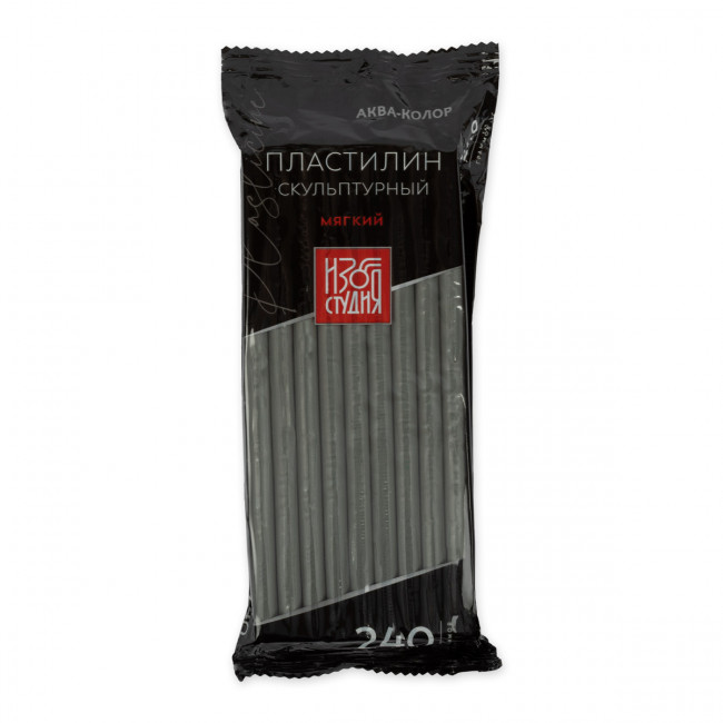 Пластилин 240г №5 серый мягкий скульптурный "Изостудия", Аква-колор/IZO-SP-240 №5 (5) Пластилин 240г №5 серый мягкий скульптурный "Изостудия", Аква-колор/IZO-SP-240 №5 (5)