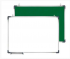 Доска офисная магнитно-маркерная 450х600мм (белая/зеленая) алюмин. широкая рамка INTELLIGENT (CD-116 ) (1/1/24)