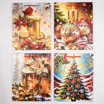 Пакет 31*42*12см "Новогодний", тиснение фольгой, MAYLOTT/355M (12) Пакет 31*42*12см "Новогодний", тиснение фольгой, MAYLOTT/355M (12)