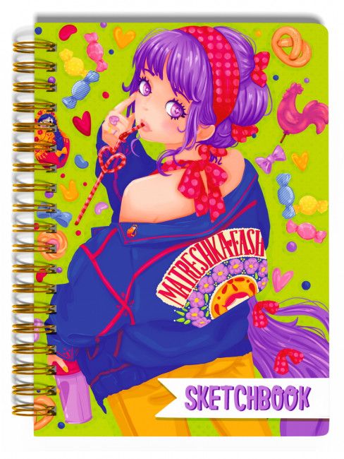 Скетчбук "Аниме. На стиле" MyArt. Формат:163х196х24 128стр, Проф-Пресс Скетчбук "Аниме. На стиле" MyArt. Формат:163х196х24 128стр, Проф-Пресс