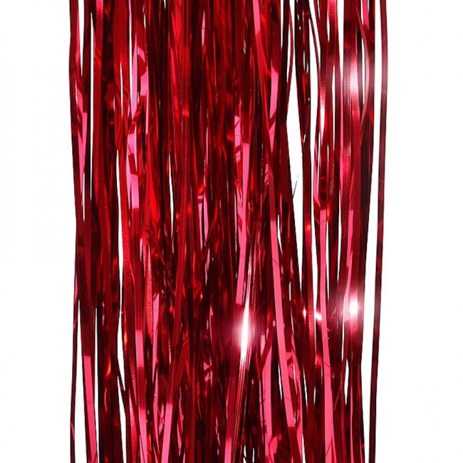 Дождик 1м из фольги красный, 10шт, Микрос/Ч08464 Дождик 1м из фольги красный, 10шт, Микрос/Ч08464