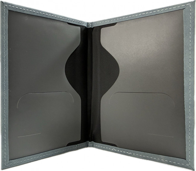 Обложка на паспорт WENZER OFFiCE, РФ Паспорт, св.голубая, эко кожа