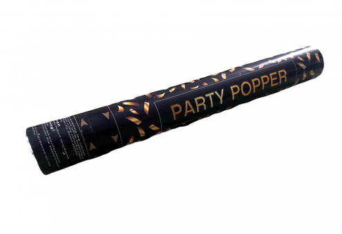 Хлопушка "Party Popper" с золотой фольгой, 37,5 см, Магистр/MAG-хл105219