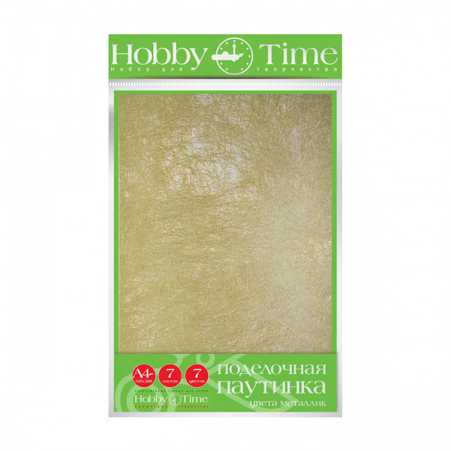 Декоративная паутинка А4 7цв 7л, цвета металлик, BV/11-407-271 Декоративная паутинка А4 7цв 7л, цвета металлик, BV/11-407-271