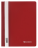 Скоросшиватель А5 130/180 мкм пластиковый, красный, BRAUBERG/270460