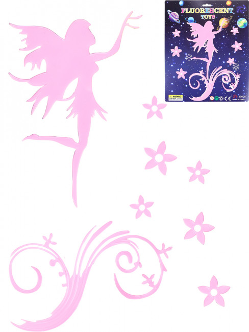 Набор наклеек 29х24 см "Фея" флюоресцентных, 8 шт, Рыжий Кот/1900388 Набор наклеек 29х24 см "Фея" флюоресцентных, 8 шт, Рыжий Кот/1900388