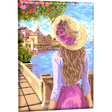 Картина по номерам "Городская романтика" 40*50. GLA27, мягкая упаковка Картина по номерам "Городская романтика" 40*50. GLA27, мягкая упаковка