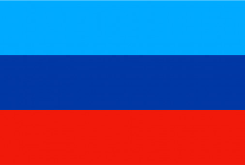 ФЛАГ «ЛНР ТРИКОЛОР», 900Х1500 ММ