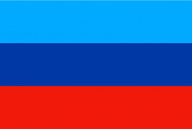 ФЛАГ «ЛНР ТРИКОЛОР», 900Х1500 ММ