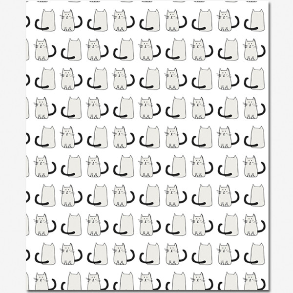 Тетрадь 48 клетка "Кото-микс" скрепка, Полином (40)