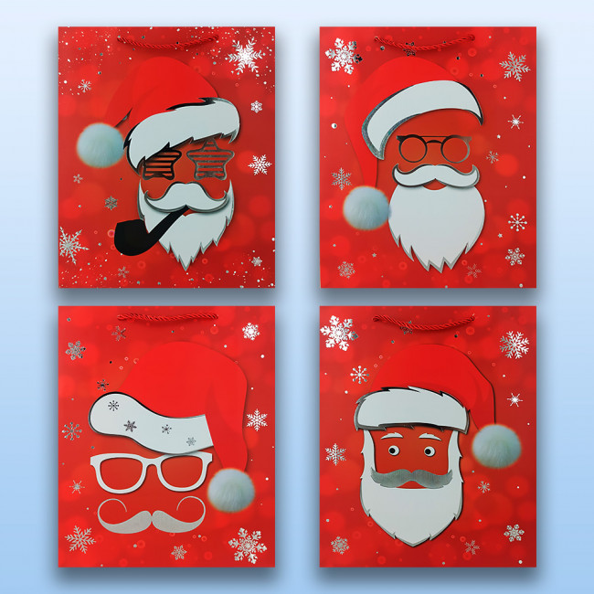 ПАКЕТ ПОДАРОЧНЫЙ, DARLENS, КАРТОН, 260Х320Х100 ММ, С ВЕРЕВОЧНОЙ РУЧКОЙ, АССОРТИ, DL-DRL08059