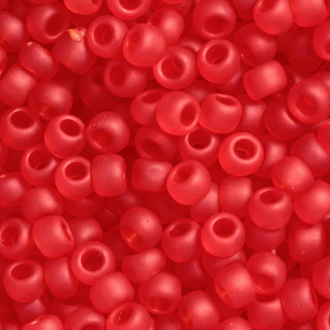 Бисер "ASMAR" размер №12, вес: 450 г, красный матовый