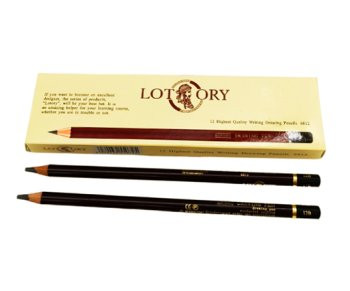 Карандаш пр.  LOTORY JY-33 (12В) круглые, деревянные, заточеные, в к/кор №6812 (12/288)