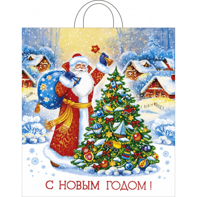 Пакет ПНД НГ петлевой (38*42) 40 мкм "Волшебный момент" (25)