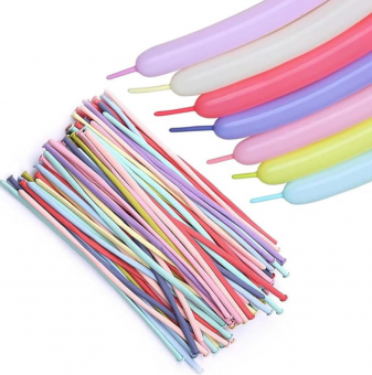 Набор воздушных шаров для моделирования, пастельные цвета, 100шт, MAG-260141