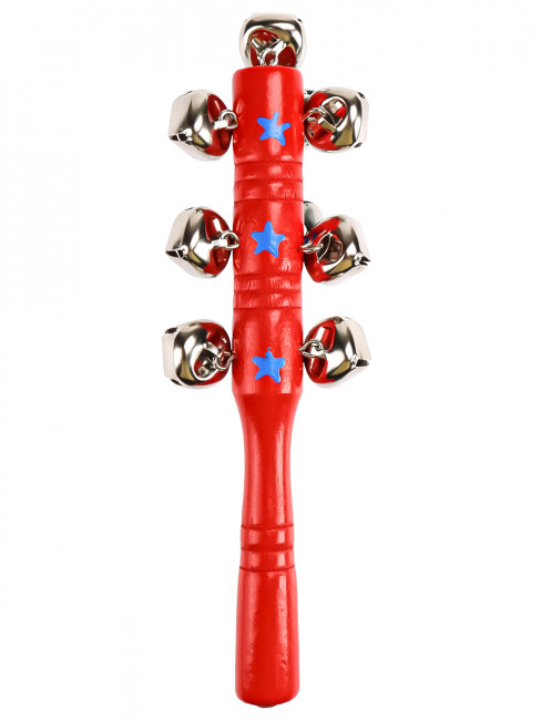 Погремушка 15,5см деревянная, с бубенцами, Рыжий Кот/ИД-1380 (12) Погремушка 15,5см деревянная, с бубенцами, Рыжий Кот/ИД-1380 (12)