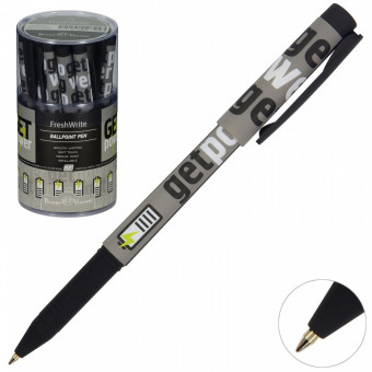 Ручка шариковая 0,7мм синяя "FreshWrite. Start-Up. Get power", BV/20-0214/69 (24) Ручка шариковая 0,7мм синяя "FreshWrite. Start-Up. Get power", BV/20-0214/69 (24)