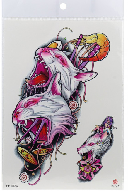 Татуировка-наклейка (14,8х21) Восточные мотивы 2 микс (Арт. WS011-2) кратно 20 Татуировка-наклейка (14,8х21) Восточные мотивы 2 микс (Арт. WS011-2) кратно 20