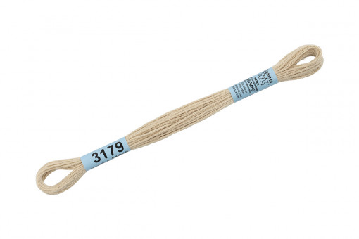 Нитки для вышивания "Gamma" мулине ( 3173-6115 ) 100% хлопок 8 м №3179 бежевый Нитки для вышивания "Gamma" мулине ( 3173-6115 ) 100% хлопок 8 м №3179 бежевый