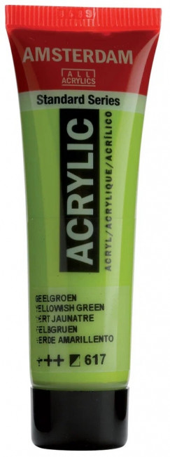 Краска акриловая Amsterdam туба 20мл №617 Желтовато-зеленый