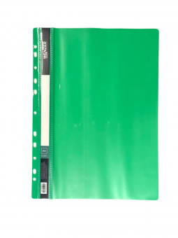Папка-скоросшиватель с прозрачным верхом A4 WENZER OFFiCE, с перфорацией, 160 мкм., зелёная (12) Папка-скоросшиватель с прозрачным верхом A4 WENZER OFFiCE, с перфорацией, 160 мкм., зелёная (12)