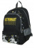 Рюкзак Schoolformat SOFT 2 ASTRONAUT 21 л черн. 42х31х16 см мягкий 2 отд. молния д/мальчиков