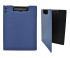 Планшет  PVC с доп. створкой DA-50  А4 темно-синий "Полосы" зажим сверху (1/96)