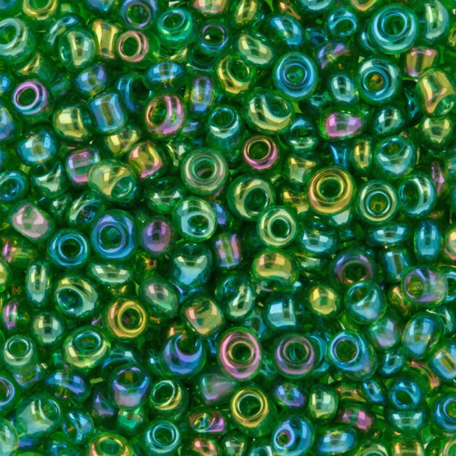 Бисер "Zlatka" GR 11/0 (0161-0180A) 10 г №0167 зеленый