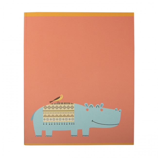 Тетрадь А5 48л клетка скоба "Мужская тема бегемот" "Светоч" (10)