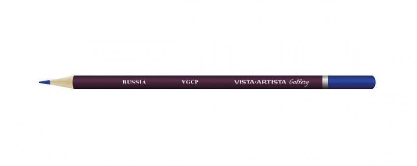 Карандаш цветной художественный заточенный 517 лак синий, Gallery VISTA-ARTISTA/VGCP 517 (6)